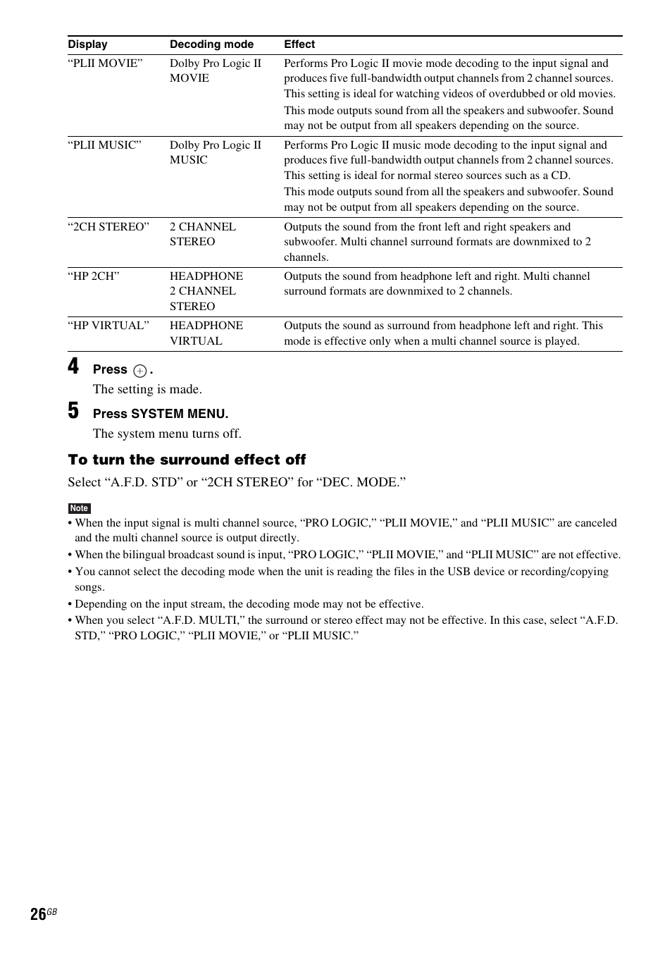Sony 3-283-036-11(3) User Manual | Page 26 / 104