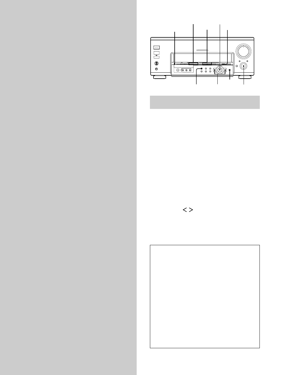 Other operations, Multi channel decoding, Audio split digital / analog | Mode | Sony STR-DA777ES User Manual | Page 52 / 64