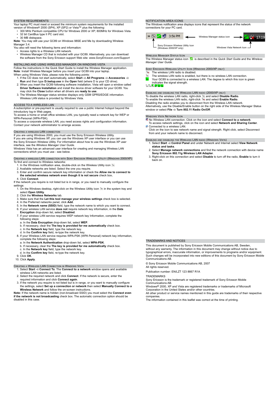 Sony GC89 User Manual | Page 2 / 2