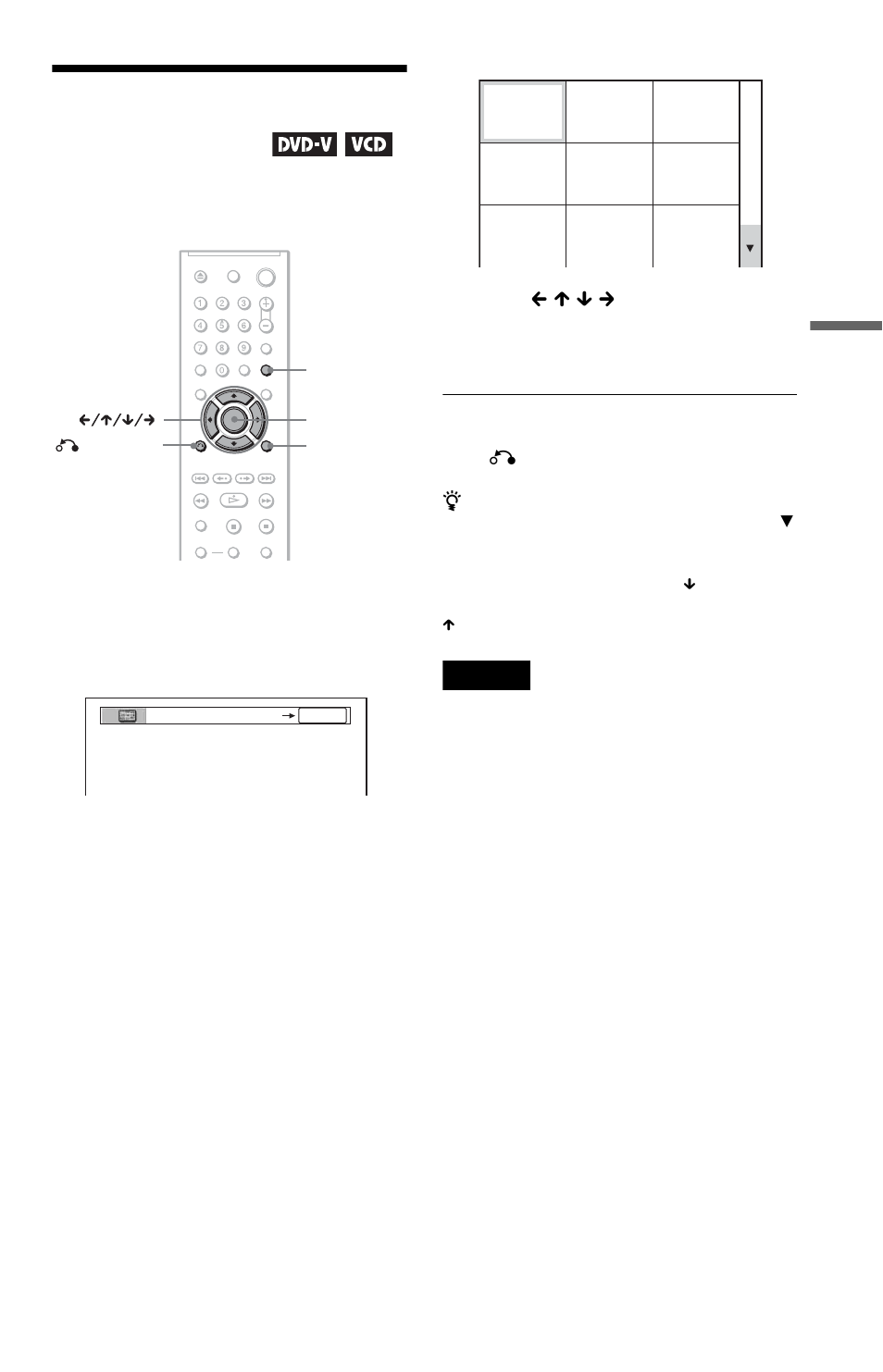 L1 - searching by scene (picture navigation), Searching by scene, Button (33, 47) | Sony DVP-NS30 User Manual | Page 33 / 72