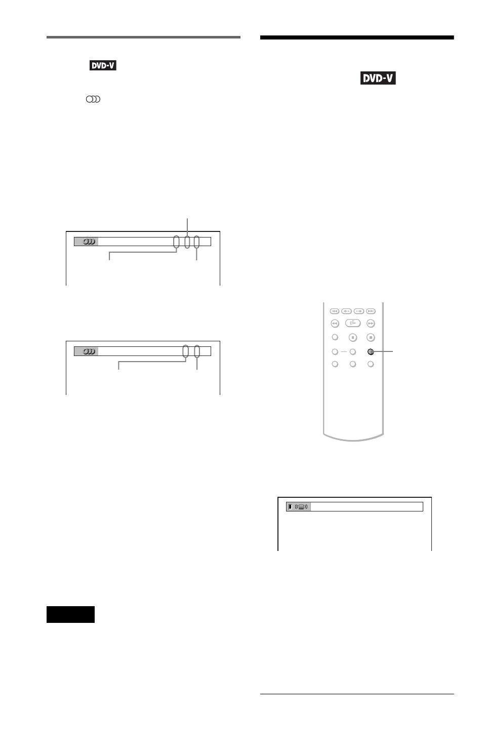 L1 - tv virtual surround settings (tvs), Tv virtual surround settings (tvs), Tv virtual surround settings | Checking the audio signal format | Sony DVP-NS30 User Manual | Page 38 / 72