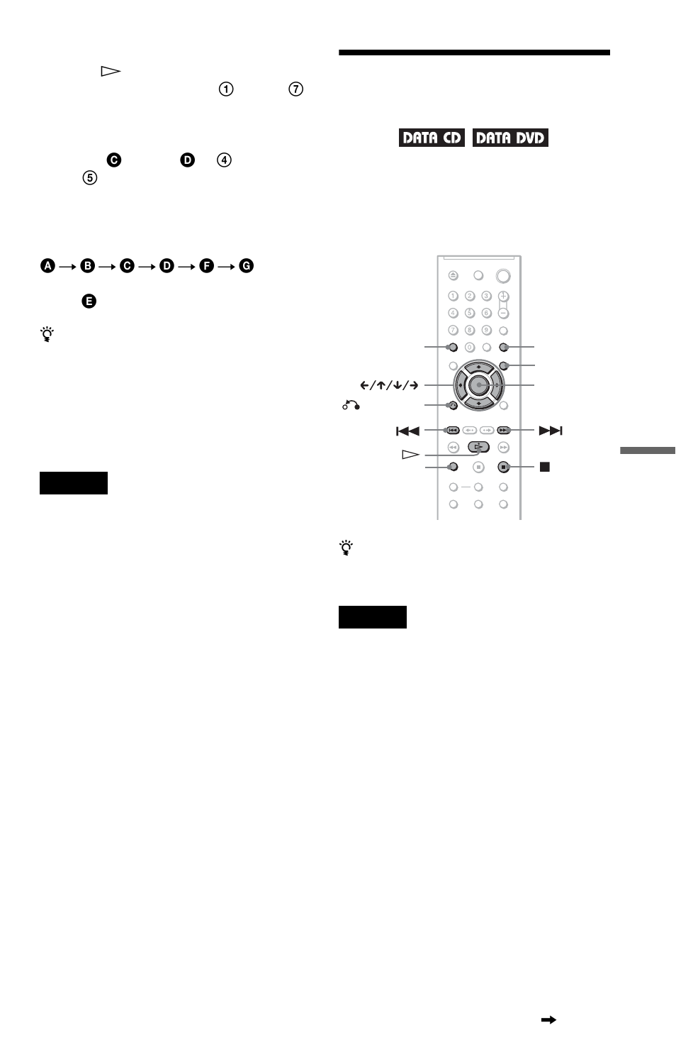 L1 - playing mp3 audio tracks or jpeg image files, Playing mp3 audio tracks or jpeg image files | Sony DVP-NS30 User Manual | Page 45 / 72