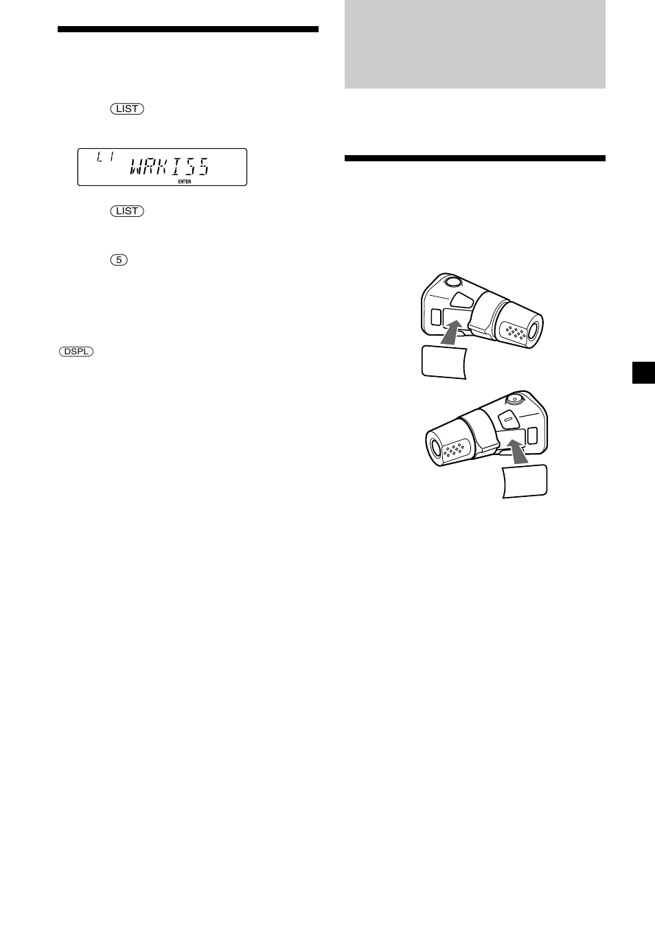 Locating a station by name, Other functions, Labeling the rotary commander | 11 locating a station by name | Sony CDX-C4750 User Manual | Page 11 / 28