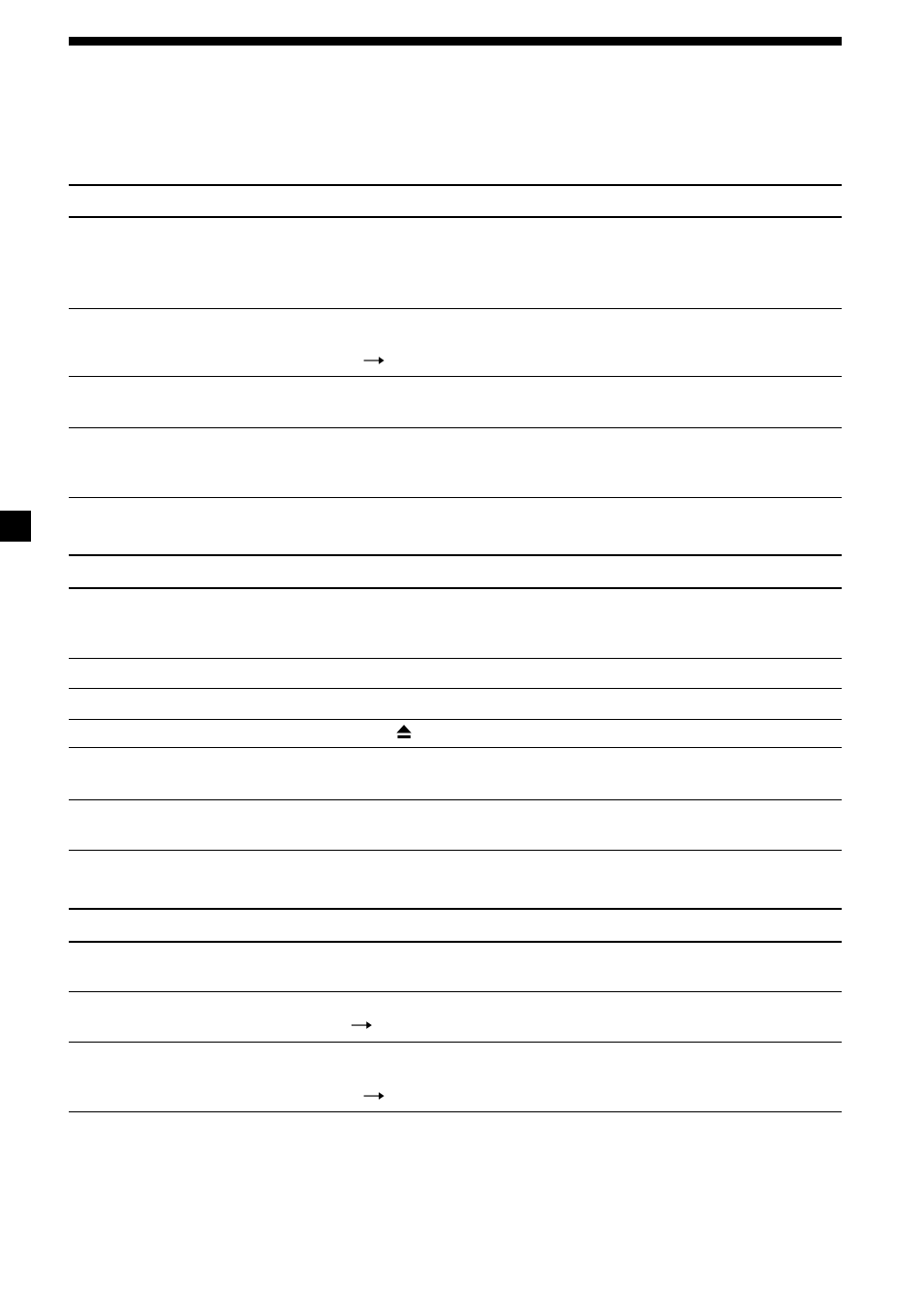 Troubleshooting guide, 26 troubleshooting guide | Sony CDX-C4750 User Manual | Page 26 / 28