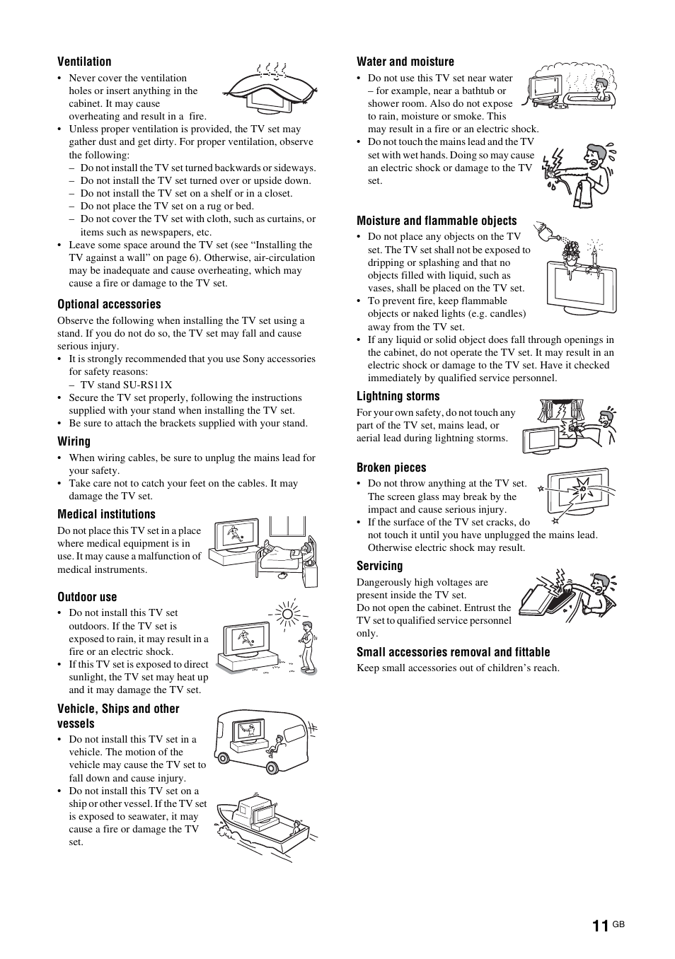 Sony KDS-70R2000 User Manual | Page 11 / 236