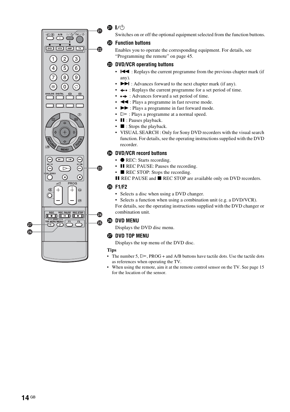 Sony KDS-70R2000 User Manual | Page 14 / 236