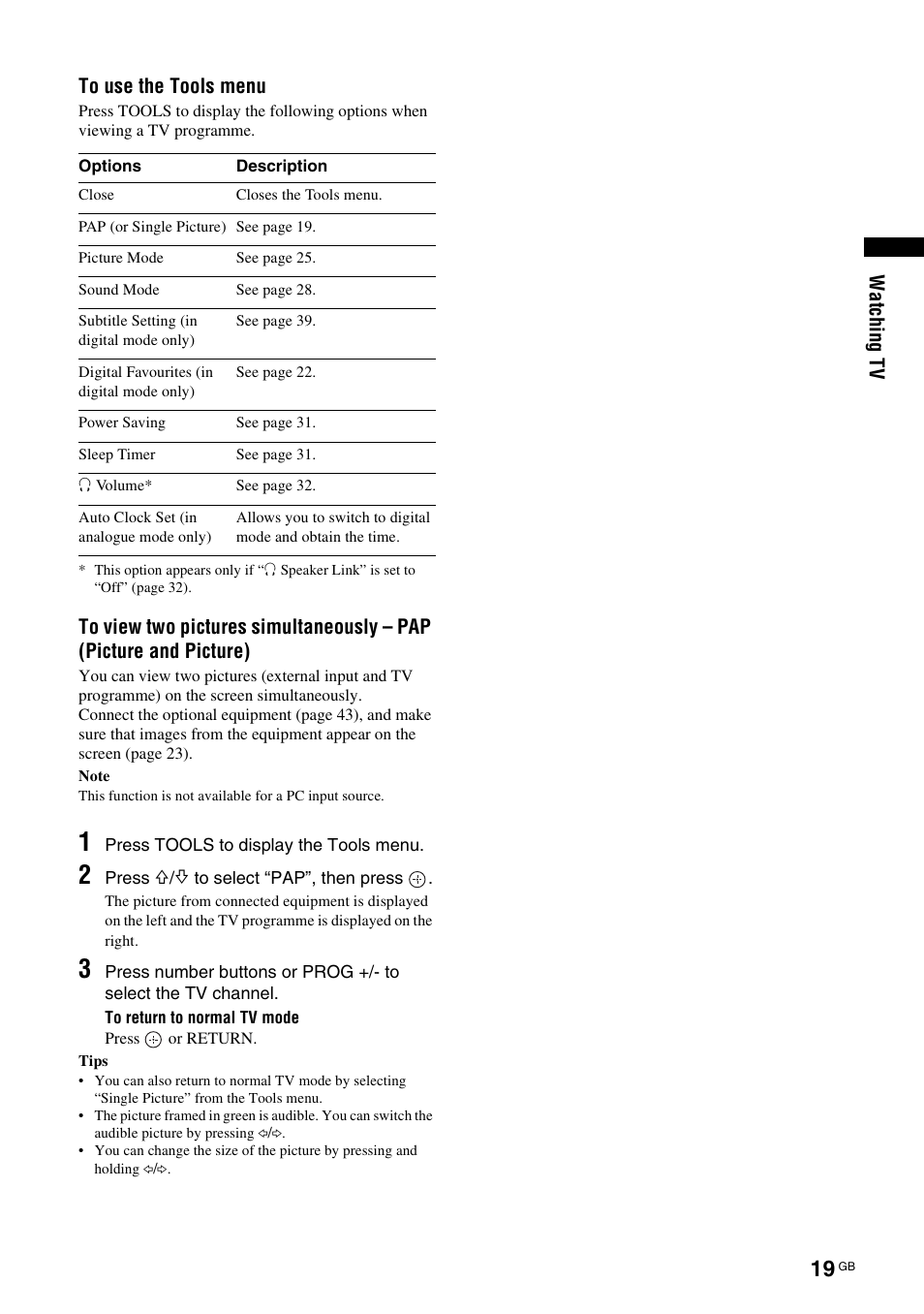 Sony KDS-70R2000 User Manual | Page 19 / 236