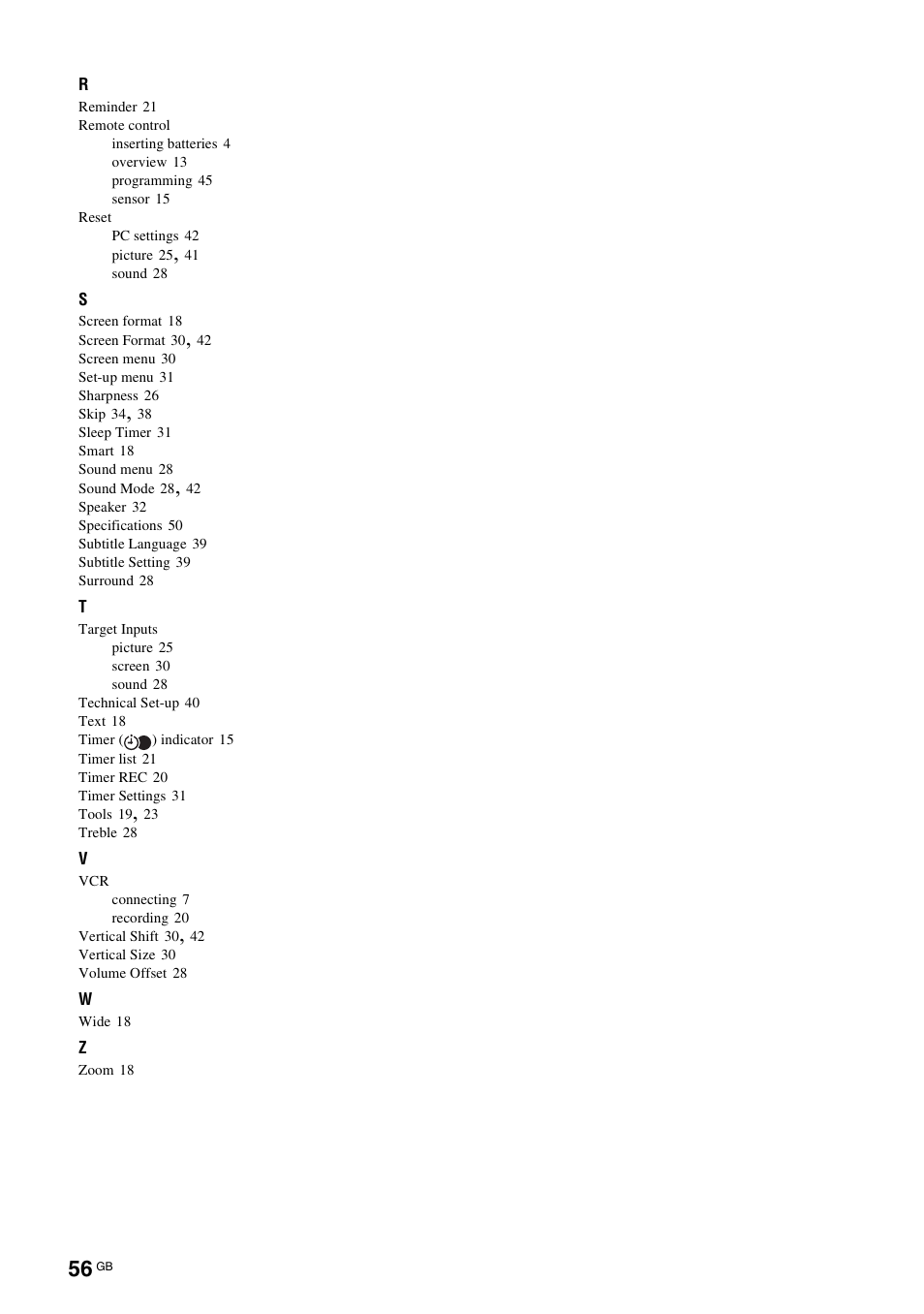 Sony KDS-70R2000 User Manual | Page 56 / 236