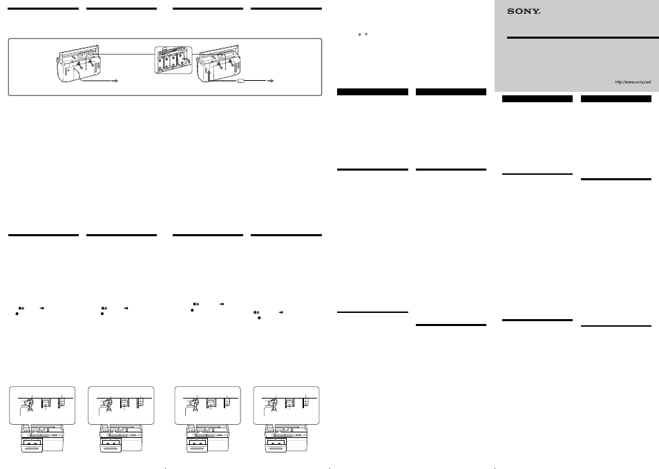 Sony CFM-20L User Manual | 2 pages