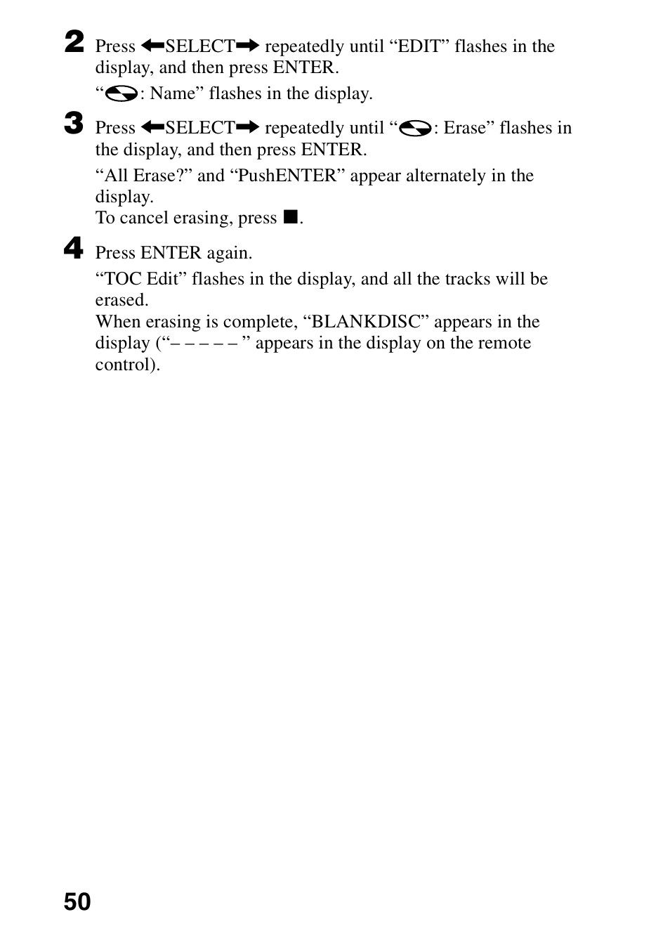 Sony MD Walkman MZ-G755 User Manual | Page 50 / 76