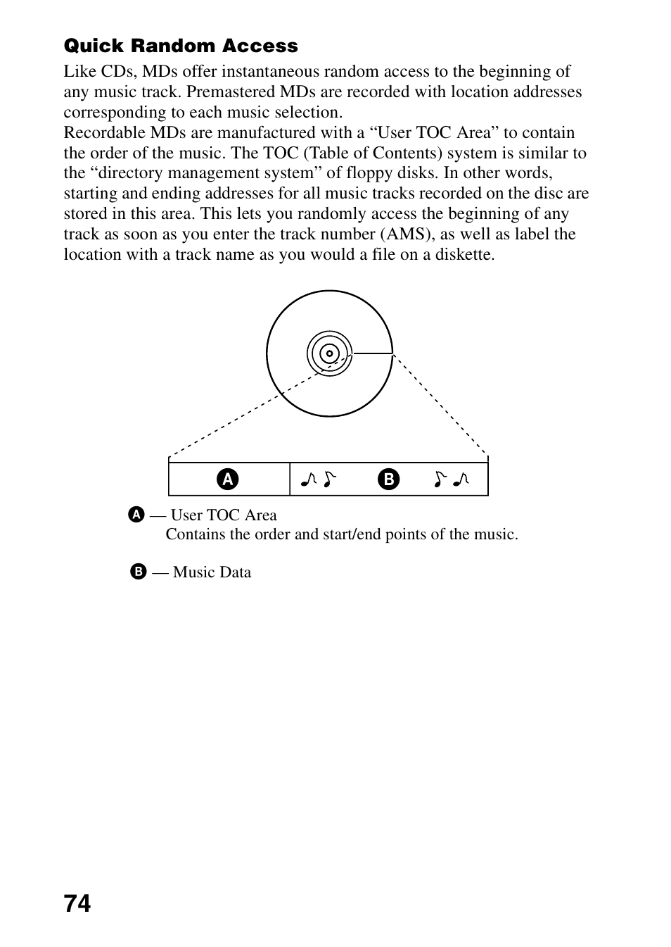 Sony MD Walkman MZ-G755 User Manual | Page 74 / 76