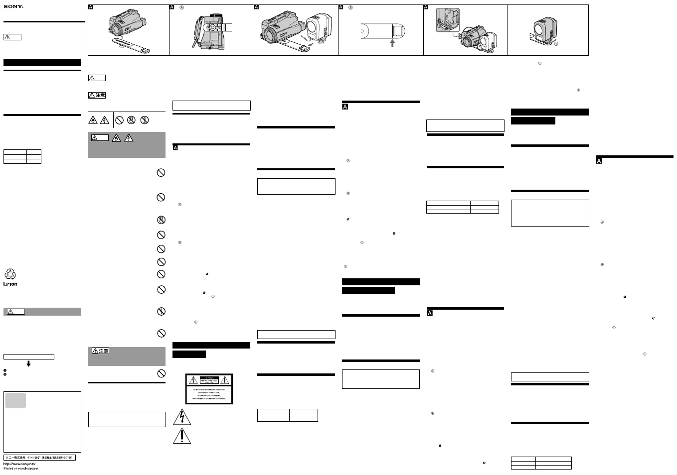 Sony HVL-F5DF User Manual | 2 pages