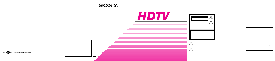 Sony KWP 65HD1 User Manual | 86 pages