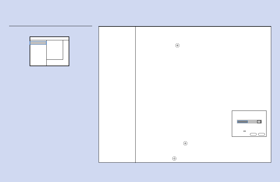 Using the setup menu, Continued) | Sony KWP 65HD1 User Manual | Page 37 / 86