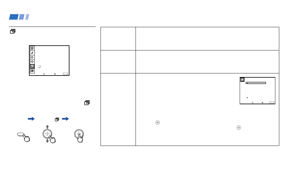 Using the channel set up menu, Using conventional tv features (continued) | Sony KWP 65HD1 User Manual | Page 58 / 86