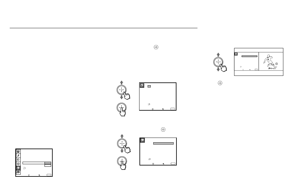 Setting and selecting favorite, Channel, Setting and selecting favorite channel | Setting favorite channel manually, Continued) | Sony KWP 65HD1 User Manual | Page 61 / 86