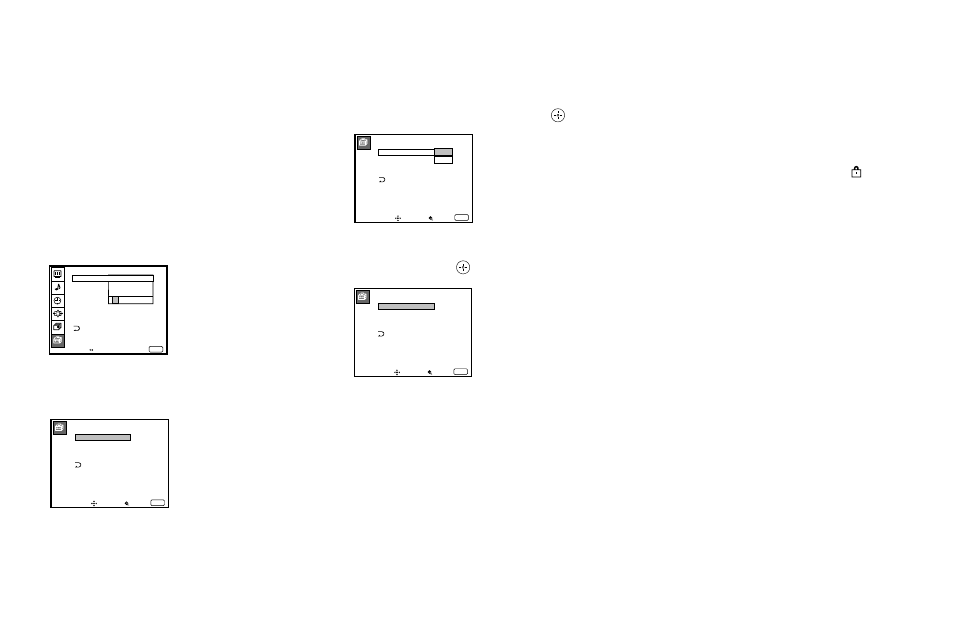 Press menu to exit the menu, Press enter to display the “password” screen | Sony KWP 65HD1 User Manual | Page 69 / 86