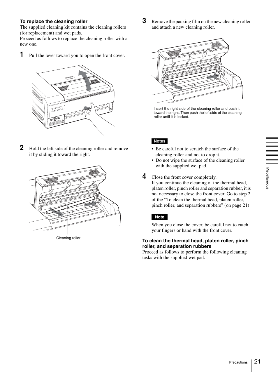 Sony UP-DF500 User Manual | Page 21 / 39