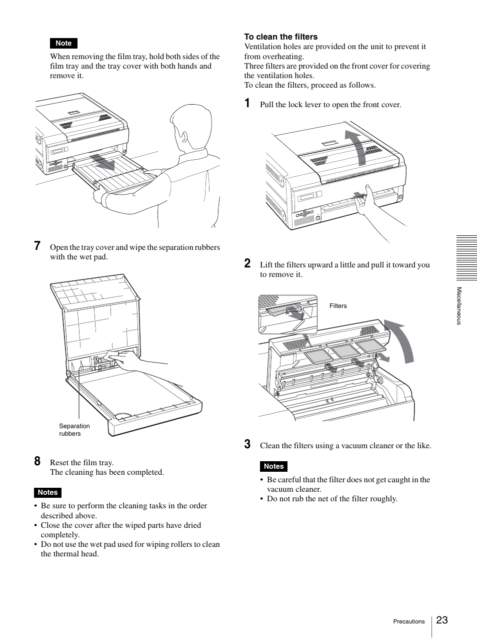 S (23) | Sony UP-DF500 User Manual | Page 23 / 39