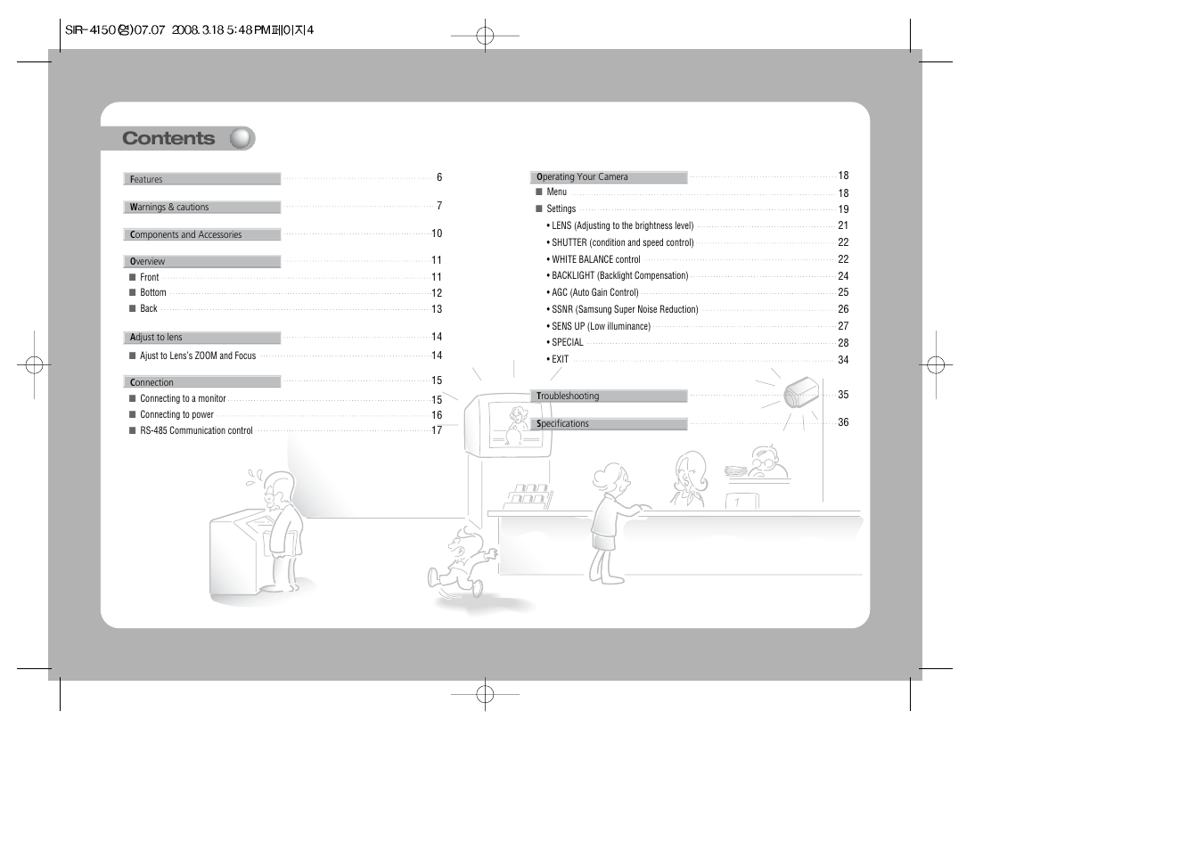 Sony SIR-4150 User Manual | Page 3 / 20