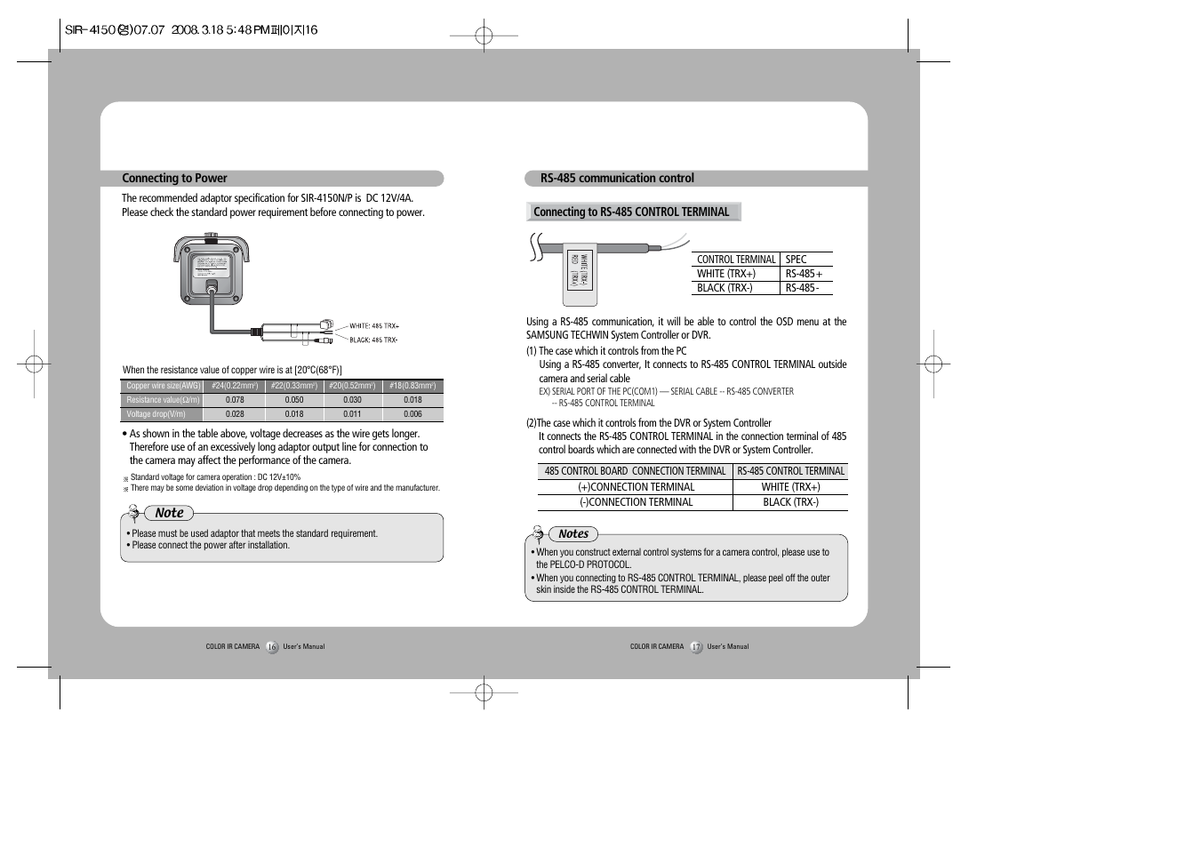 Sony SIR-4150 User Manual | Page 9 / 20