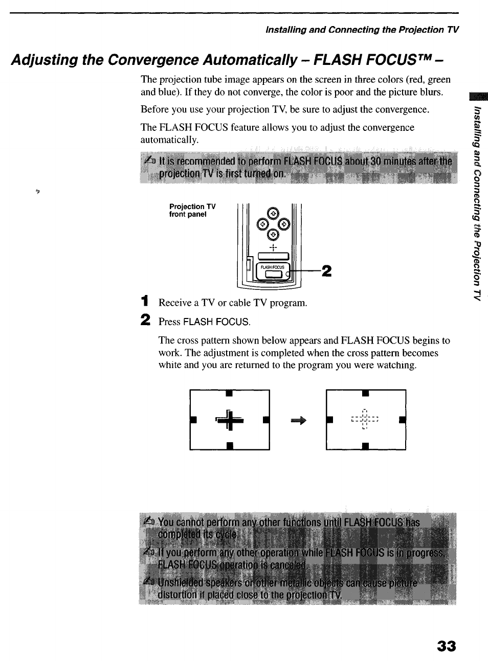 Sony KP-6lHS20 User Manual | Page 33 / 82