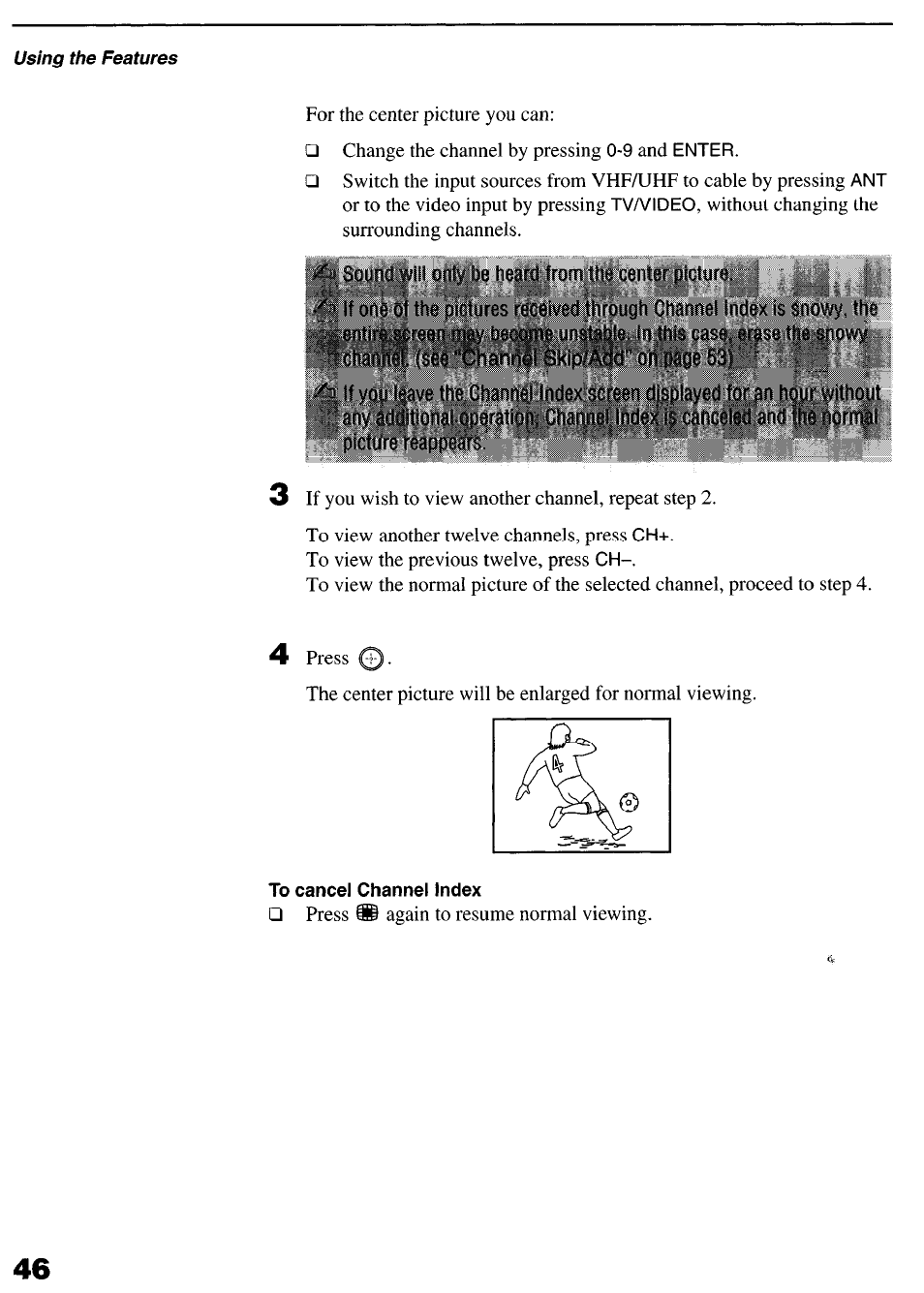 Page | Sony KP-6lHS20 User Manual | Page 46 / 82