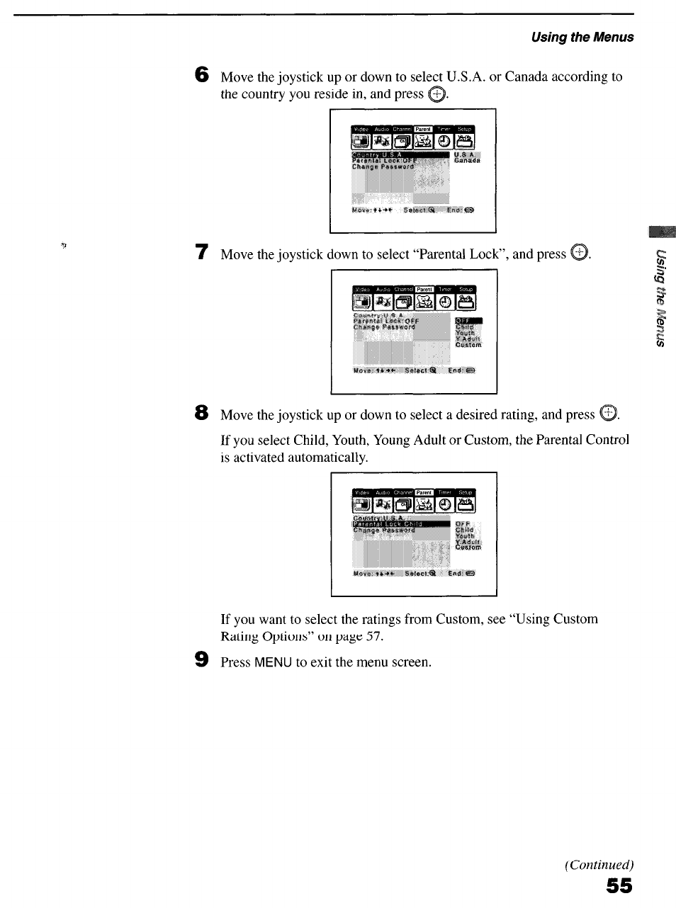 Sony KP-6lHS20 User Manual | Page 55 / 82