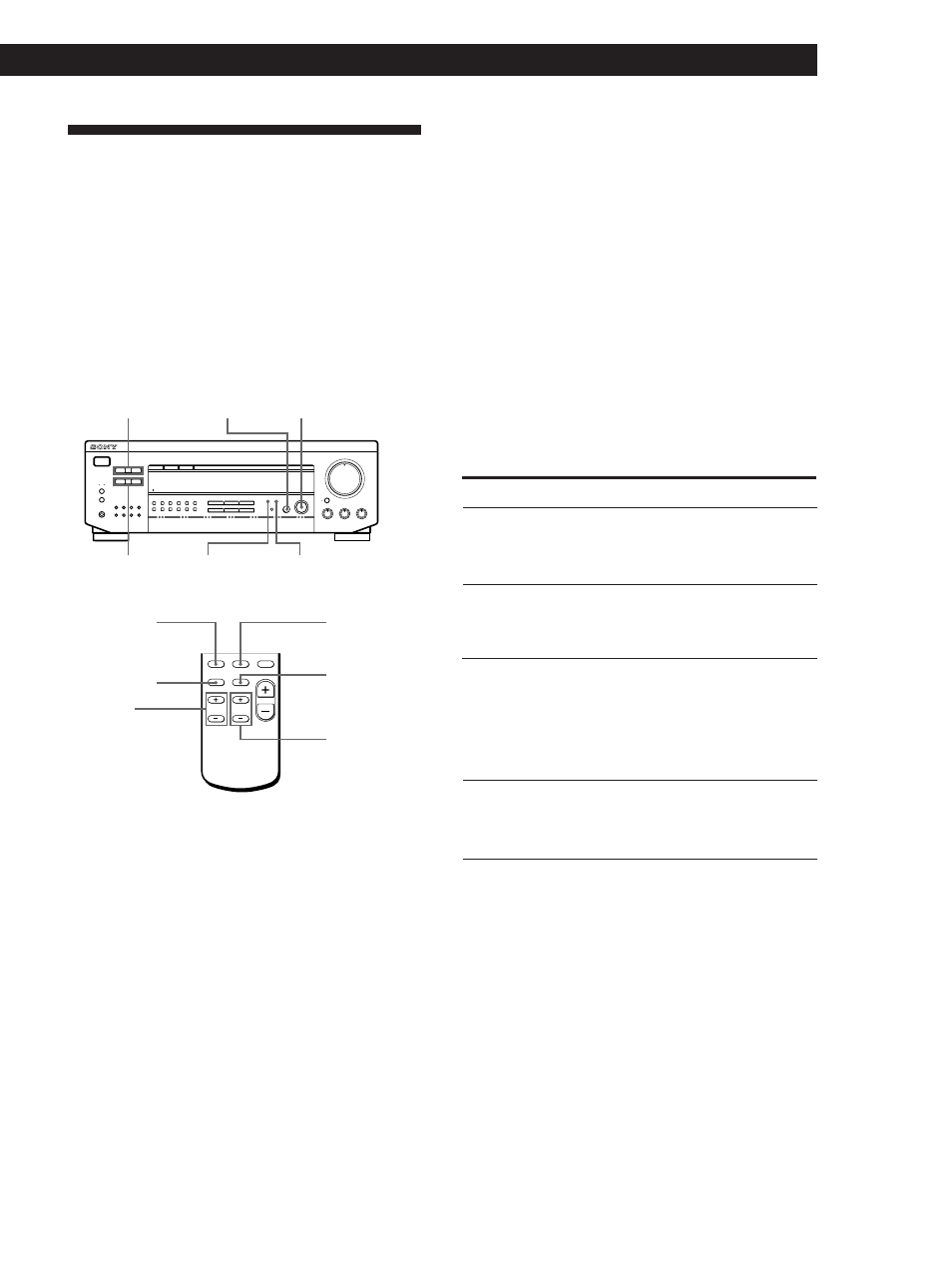 Using surround sound, Selecting the center mode | Sony STR-SE581 User Manual | Page 15 / 24