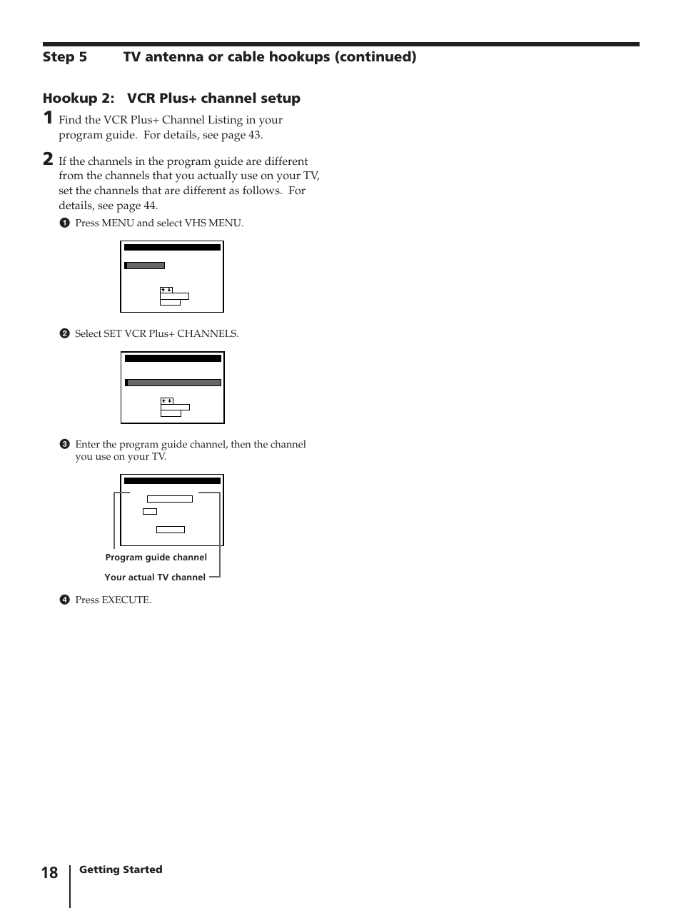 Sony SLV-AV100C User Manual | Page 18 / 104