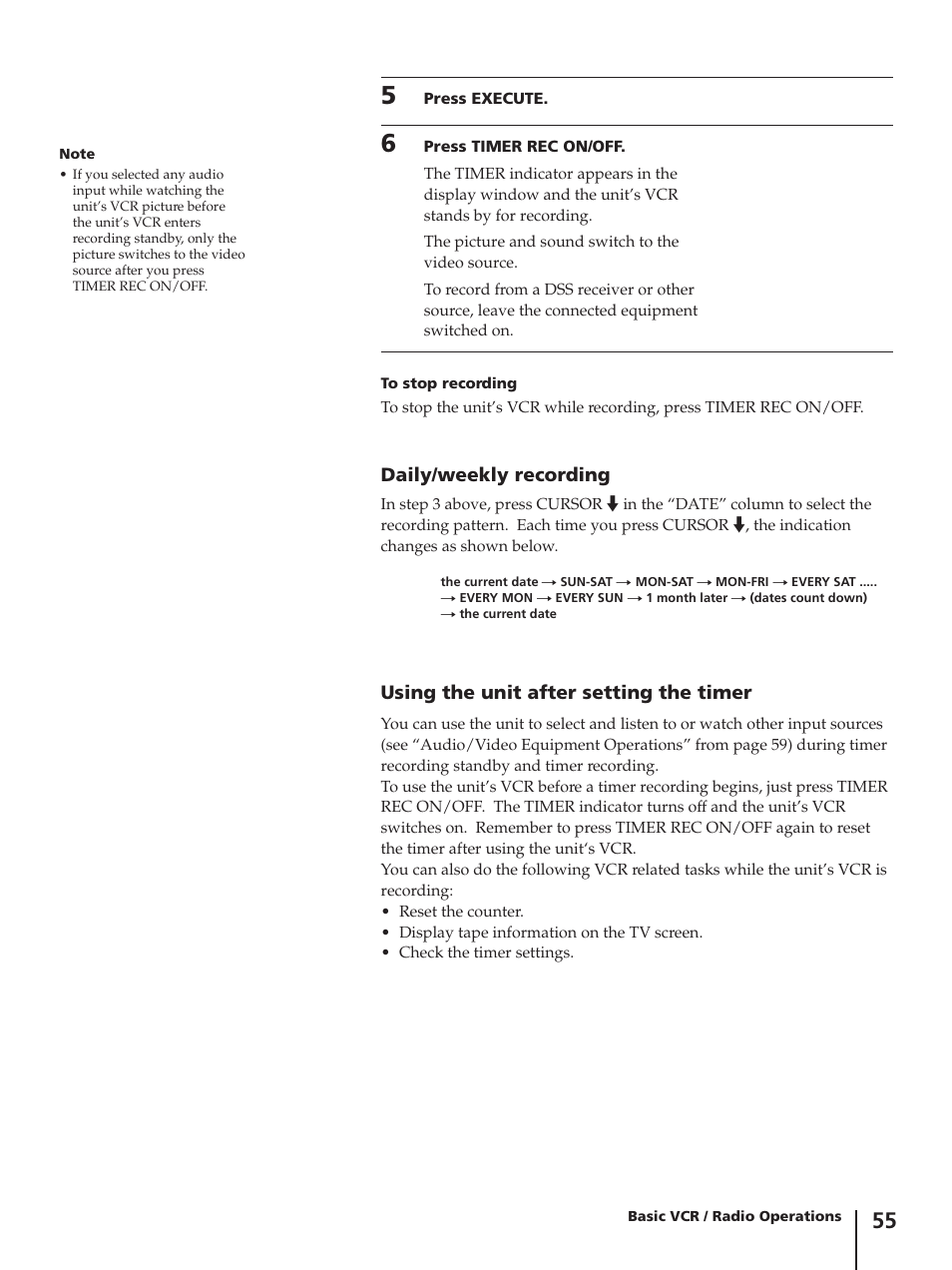 Sony SLV-AV100C User Manual | Page 55 / 104