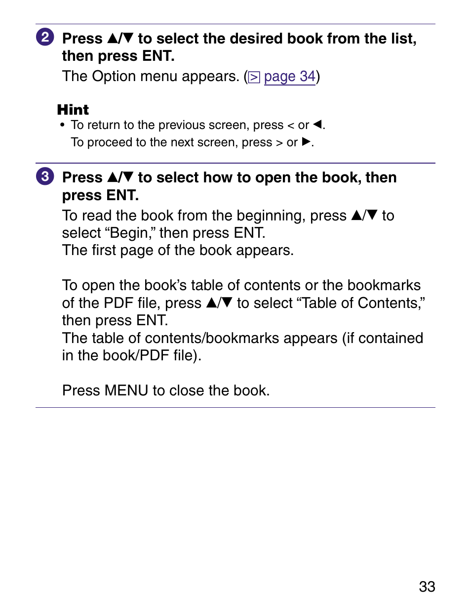 Sony Q READER PRS-500 User Manual | Page 33 / 82