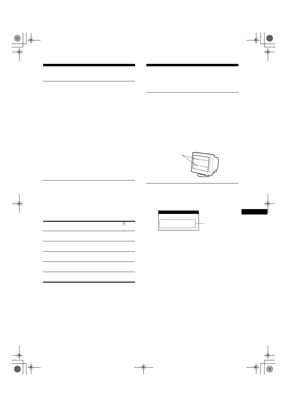 Características técnicas, Modos predefinidos y de usuario, Función de ahorro de energía | Solución de problemas, Mensajes en pantalla | Sony CPD-E200E User Manual | Page 55 / 116