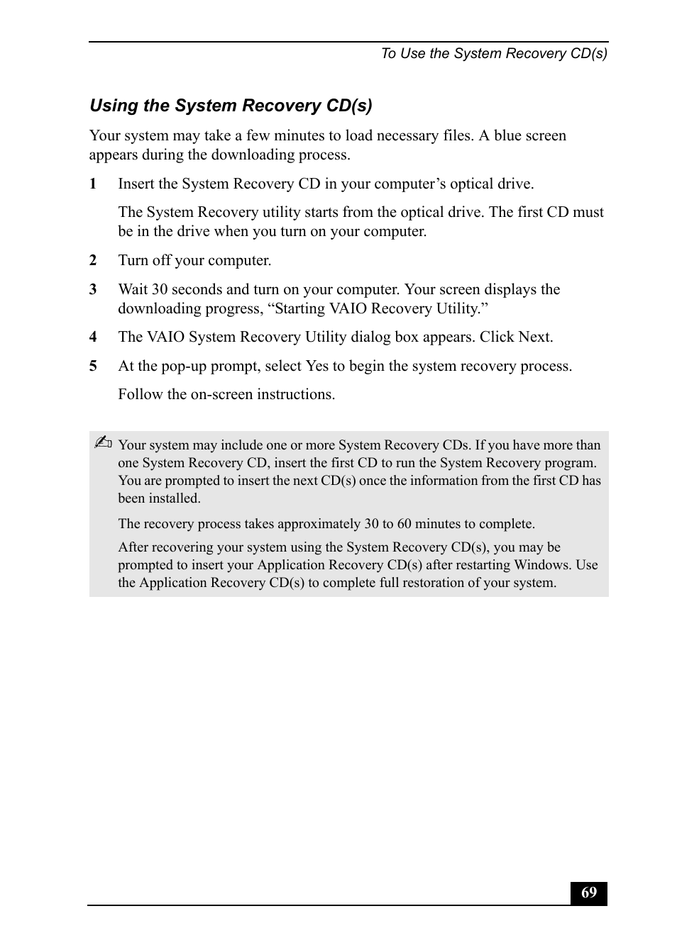 Sony PCV-MXS20 User Manual | Page 69 / 100