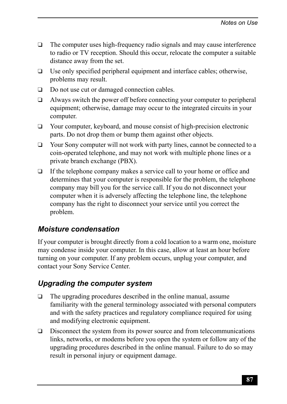 Sony PCV-MXS20 User Manual | Page 87 / 100