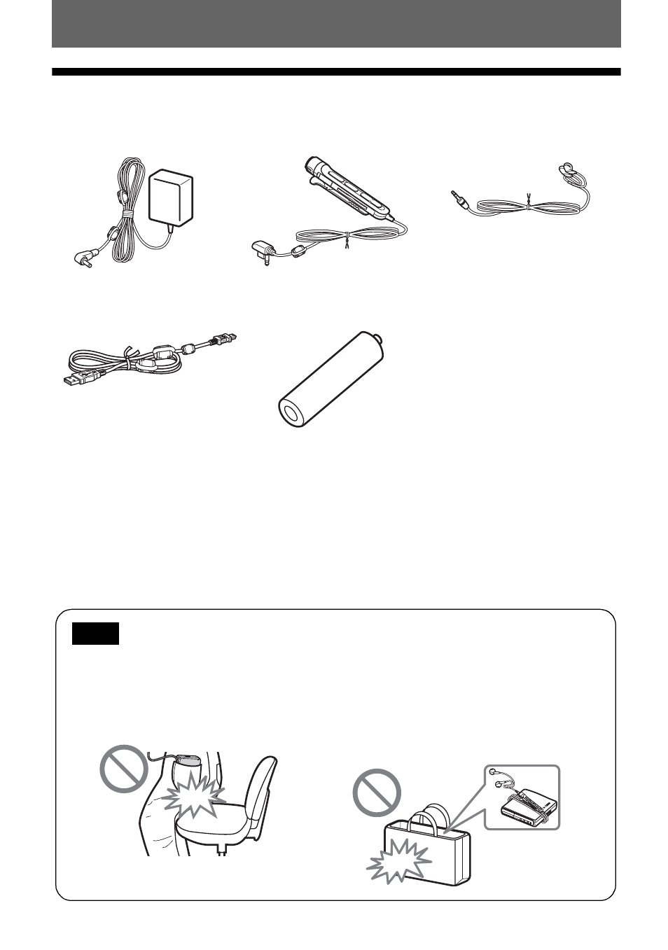 Checking the supplied accessories, 10 checking the supplied accessories | Sony MZ-NH700 User Manual | Page 10 / 116