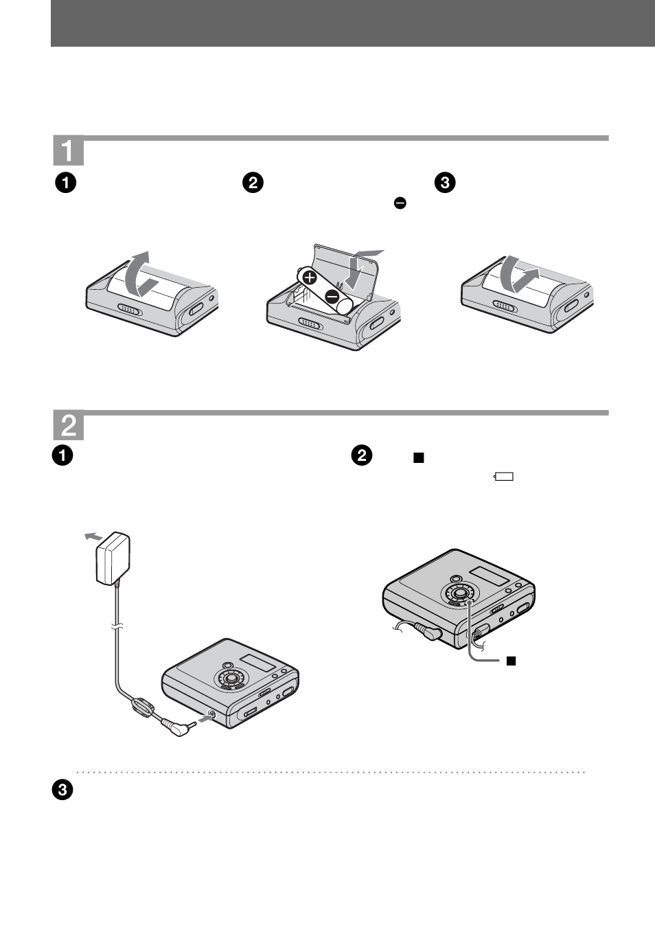 Getting started | Sony MZ-NH700 User Manual | Page 14 / 116