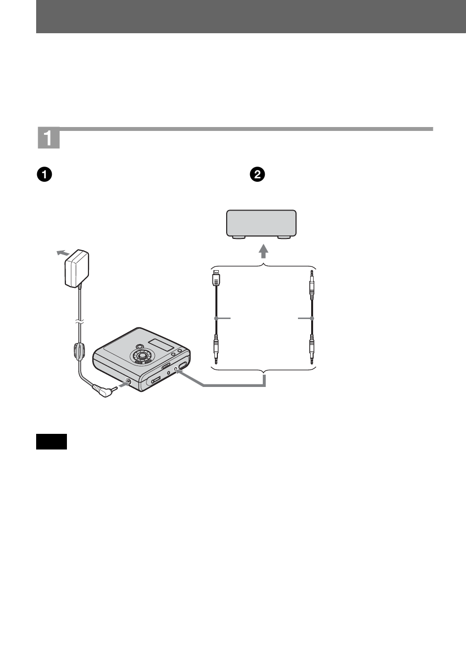 Recording a disc right away, Make connections | Sony MZ-NH700 User Manual | Page 18 / 116