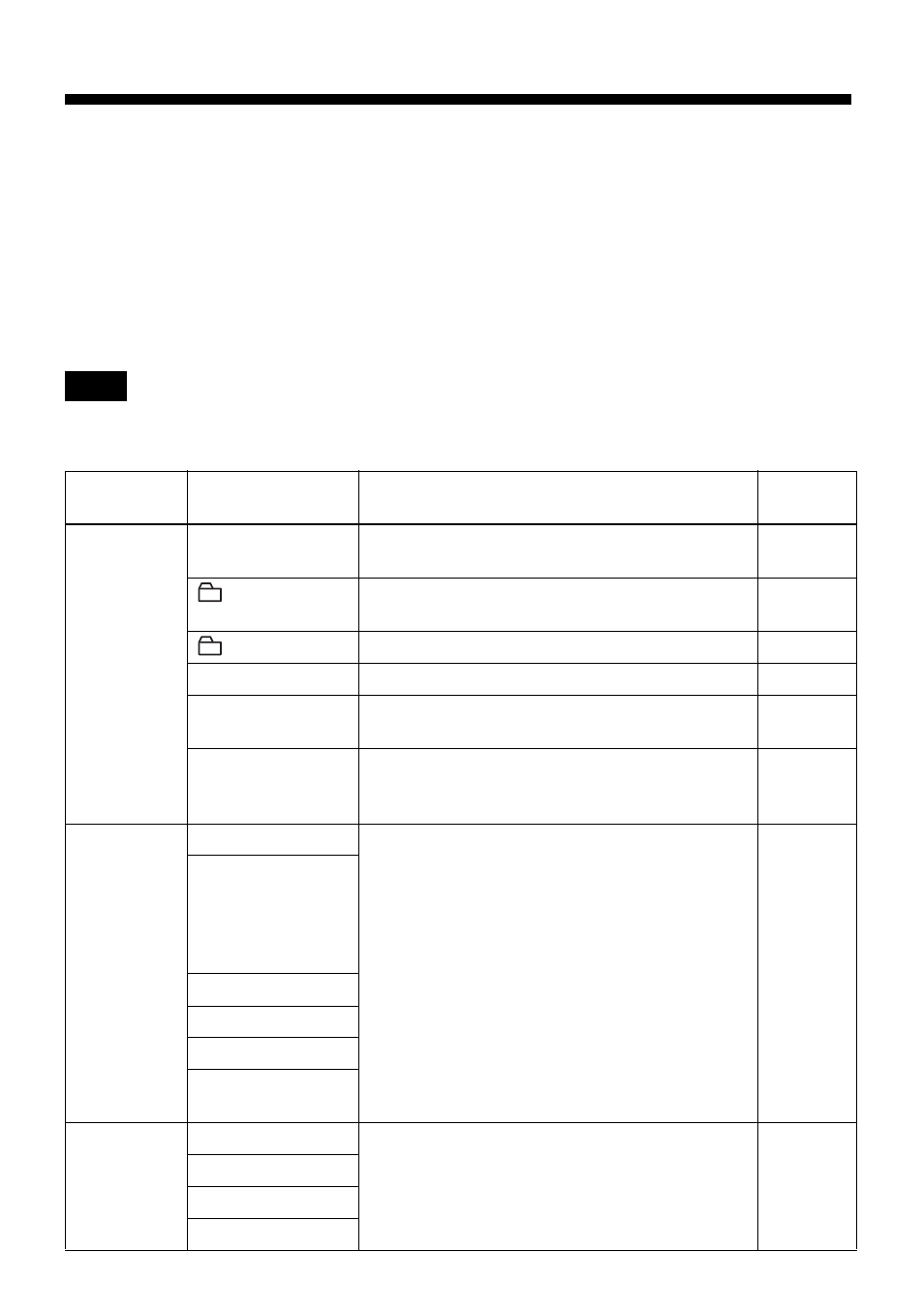 List of menus, 25 list of menus | Sony MZ-NH700 User Manual | Page 25 / 116
