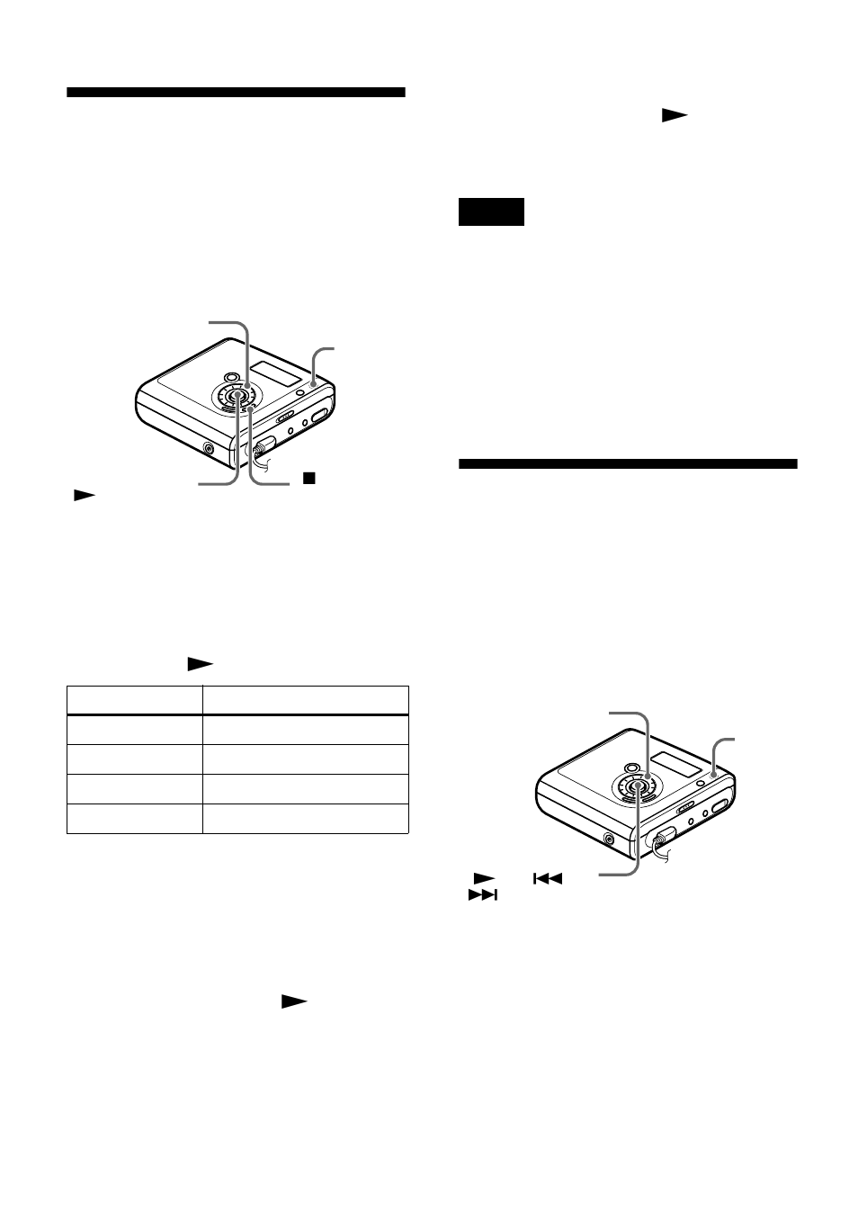 Searching for a track (search), Selecting the sound quality (6-band equalizer), 42 searching for a track (search) | Sony MZ-NH700 User Manual | Page 42 / 116