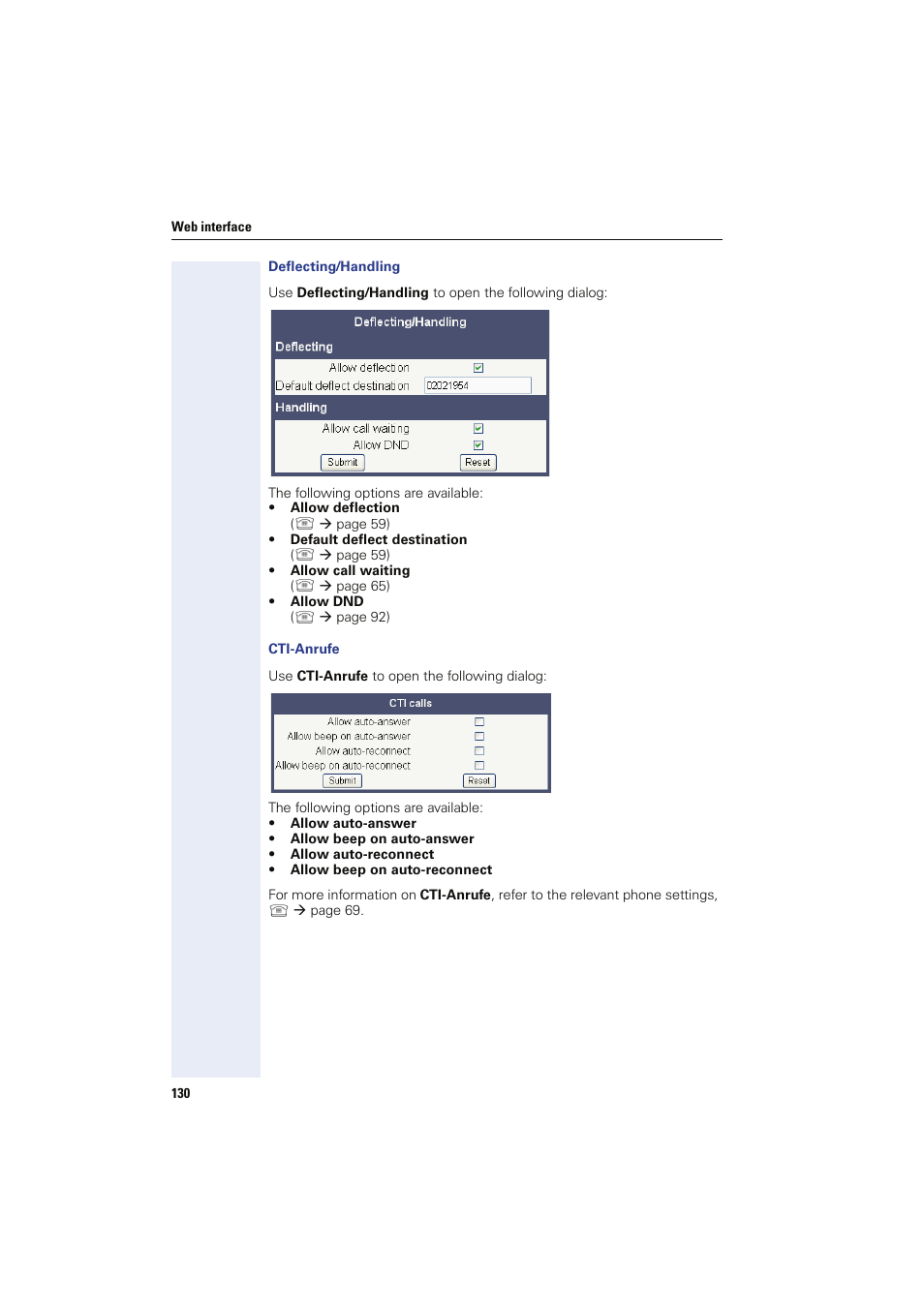 Sony HIPATH 8000 User Manual | Page 130 / 140