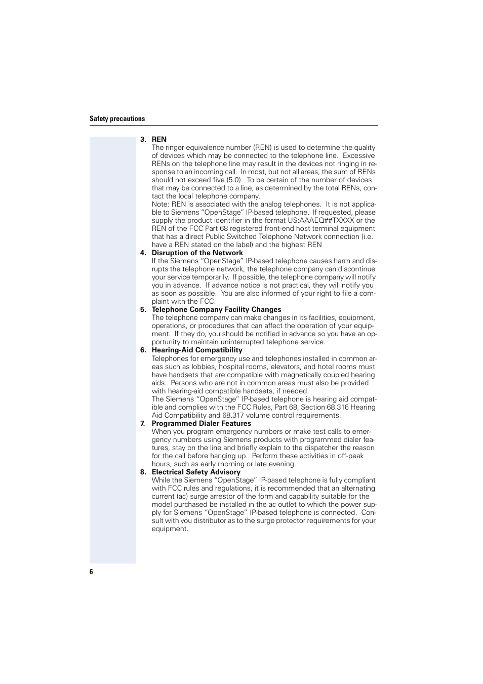 Sony HIPATH 8000 User Manual | Page 6 / 140