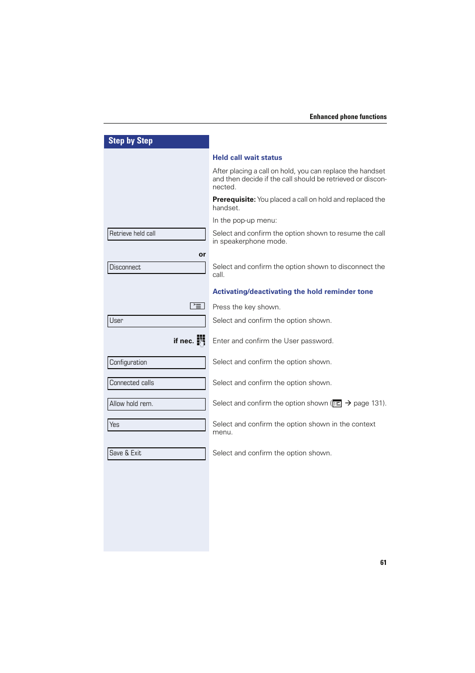 Sony HIPATH 8000 User Manual | Page 61 / 140