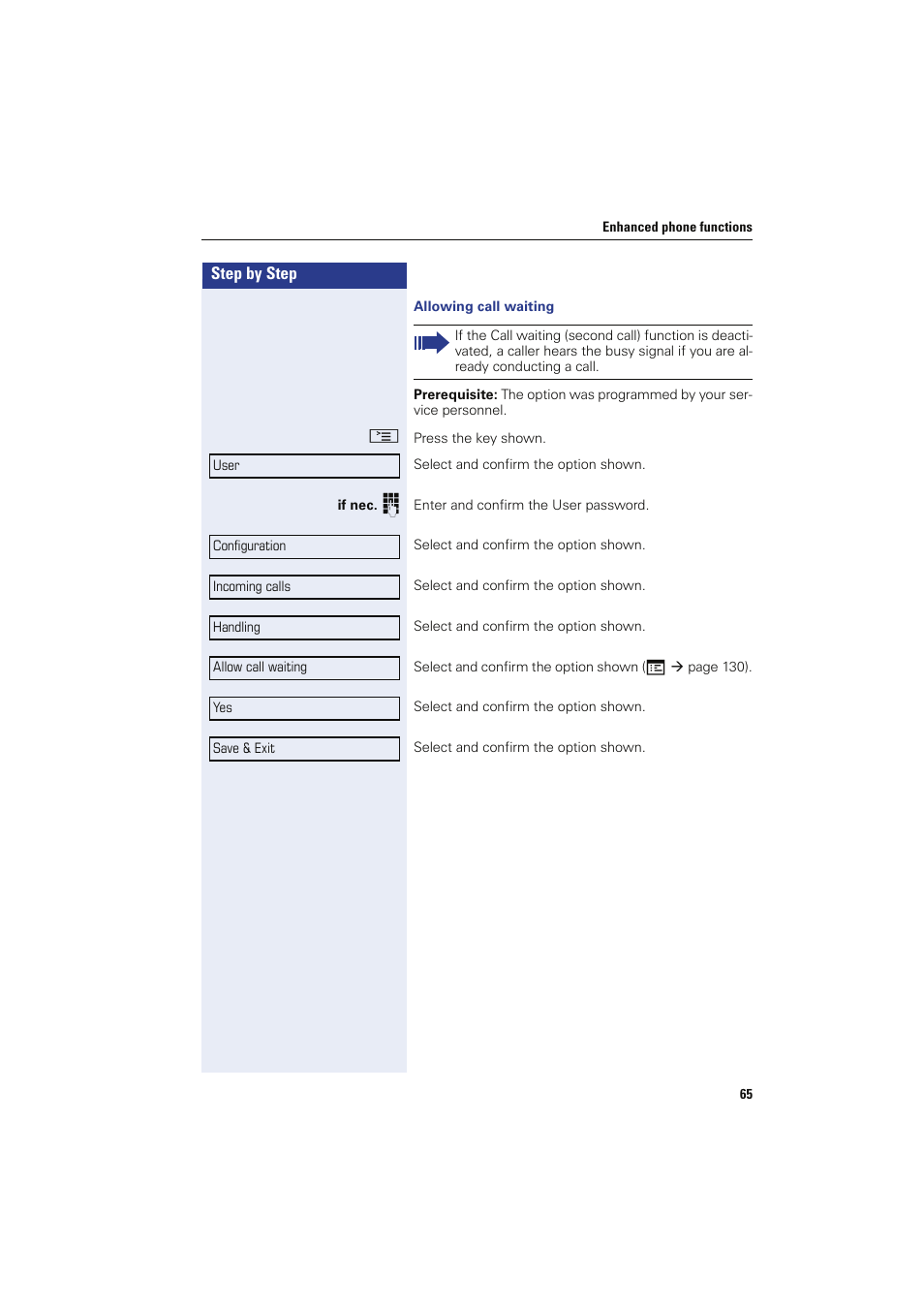 Sony HIPATH 8000 User Manual | Page 65 / 140