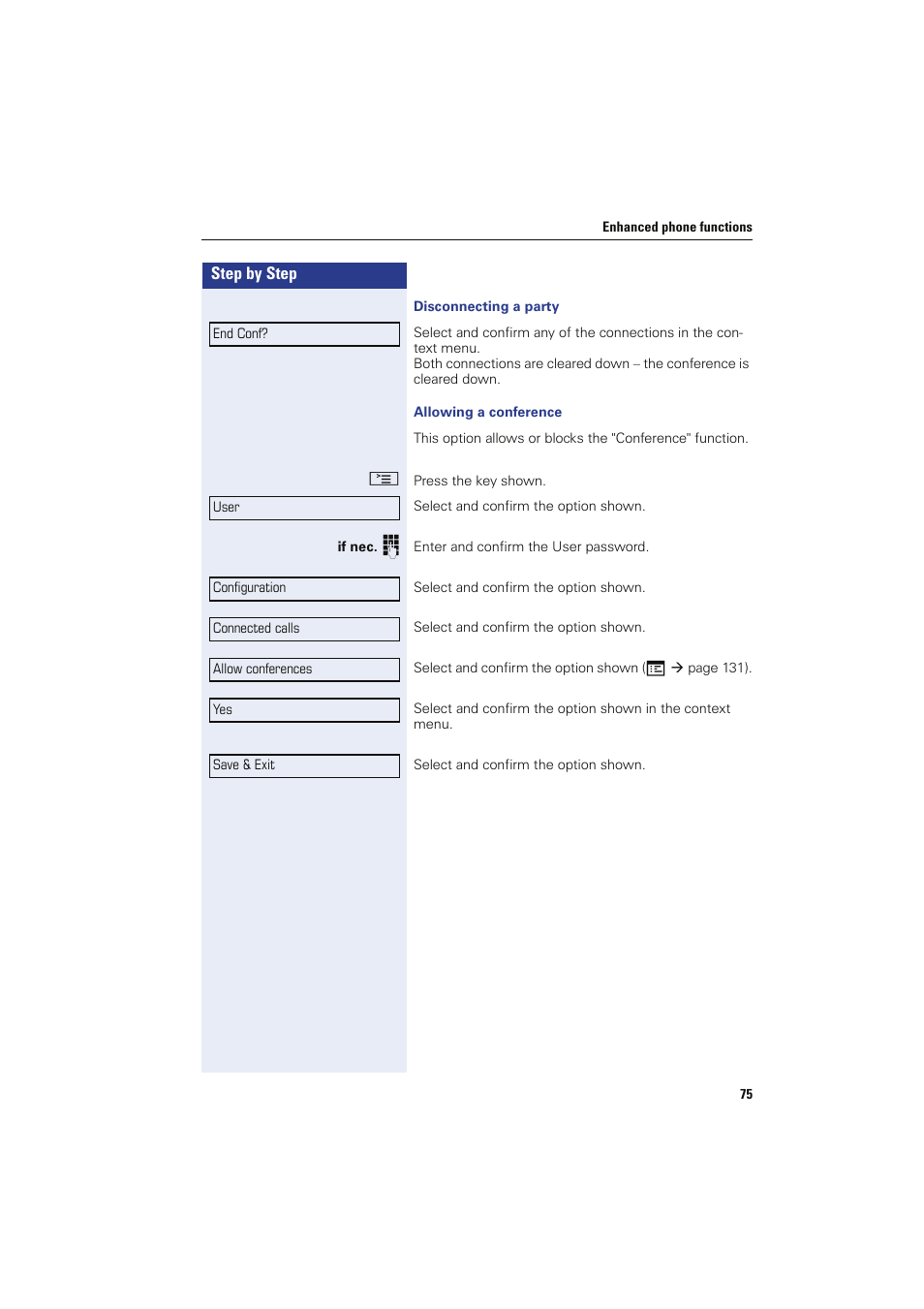 Sony HIPATH 8000 User Manual | Page 75 / 140