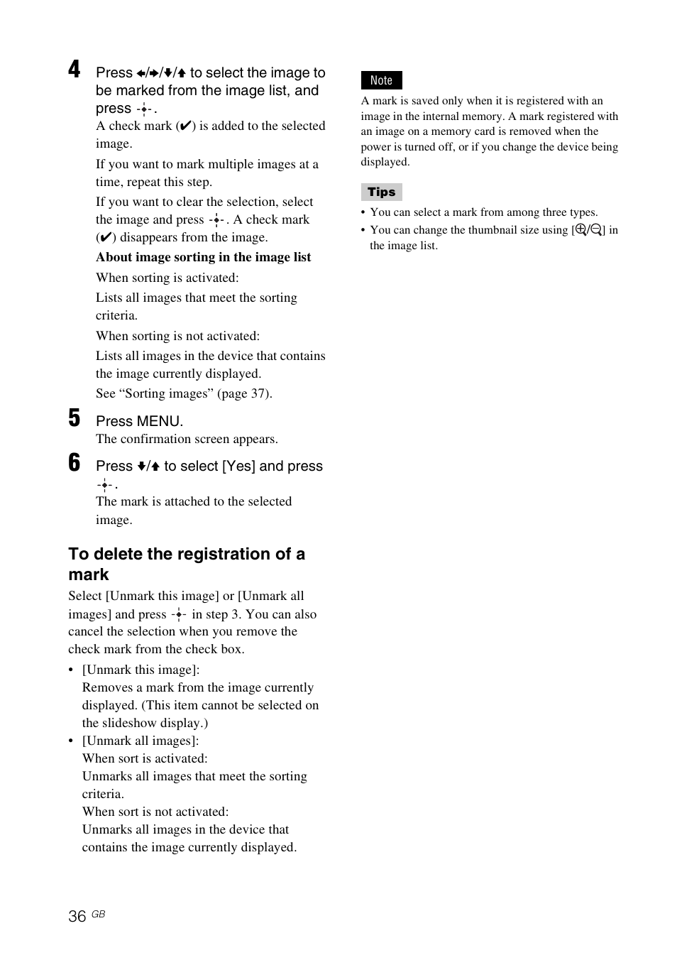 Sony S-Frame 4-259-436-12 (1) User Manual | Page 36 / 64