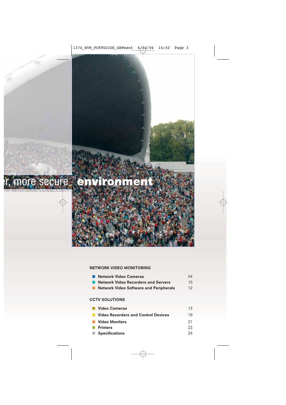 Er, more secure environment | Sony Network Video Monitoring User Manual | Page 3 / 48