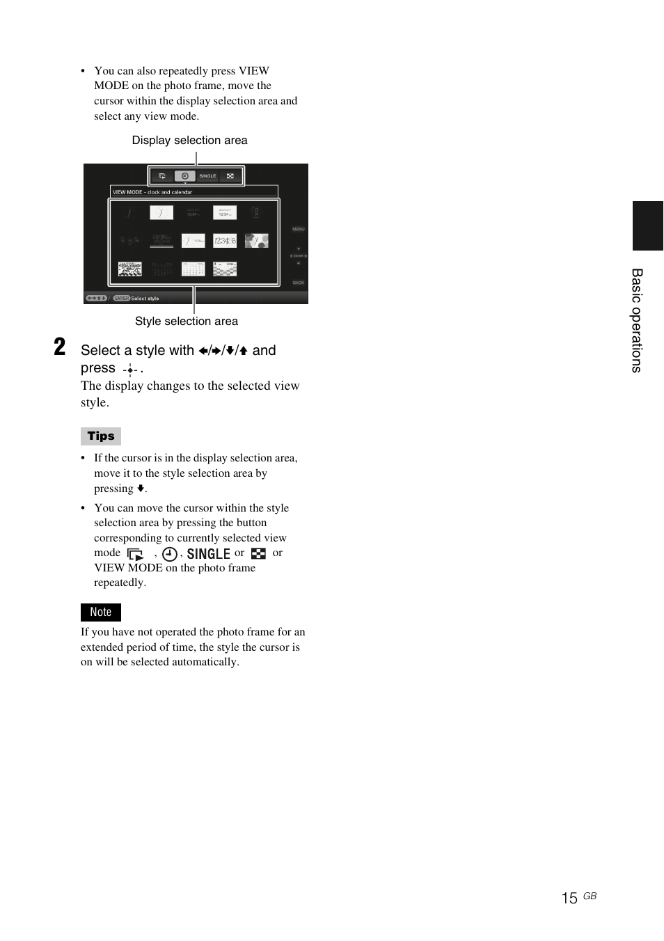 Sony DPF-X85 User Manual | Page 15 / 48