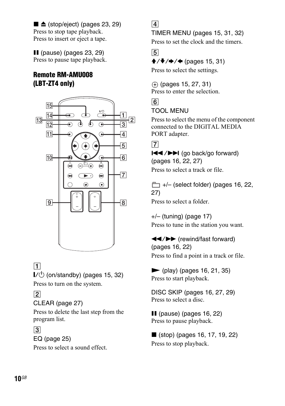 Sony 3-287-077-14(2) User Manual | Page 10 / 48