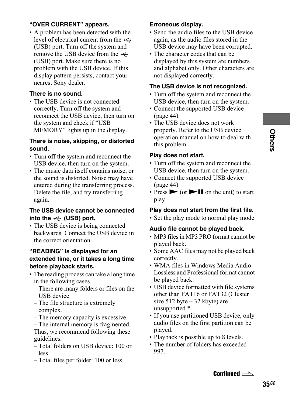 Sony 3-287-077-14(2) User Manual | Page 35 / 48